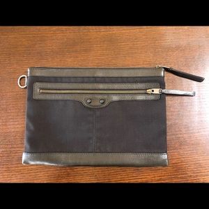 Balenciaga motorcycle clutch